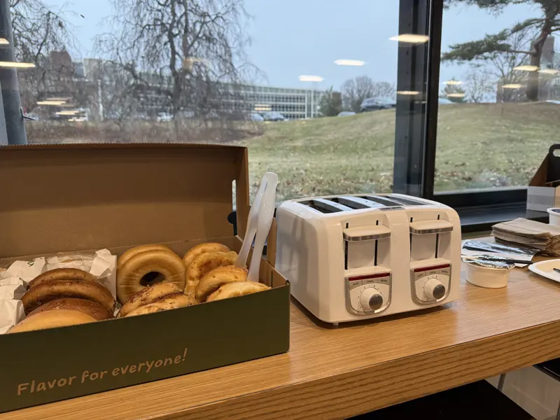 IMG_2272 A variety of bagels and toaster